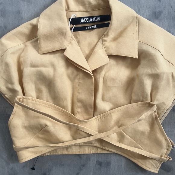 Jacquemus Yellow Le Haut Santon Shirt - Picture 6 of 10